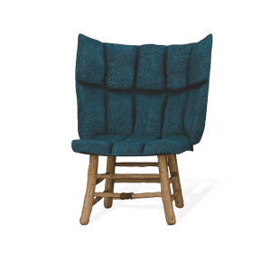 Rooms furniture green fabric chair